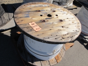 (16 SPOOLS) VARYING SIZES OF TELECOM CABLE. LOADING & HANDLING FEE $30-4596